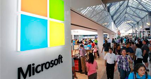 Microsoft, IBM lead jump in cloud business