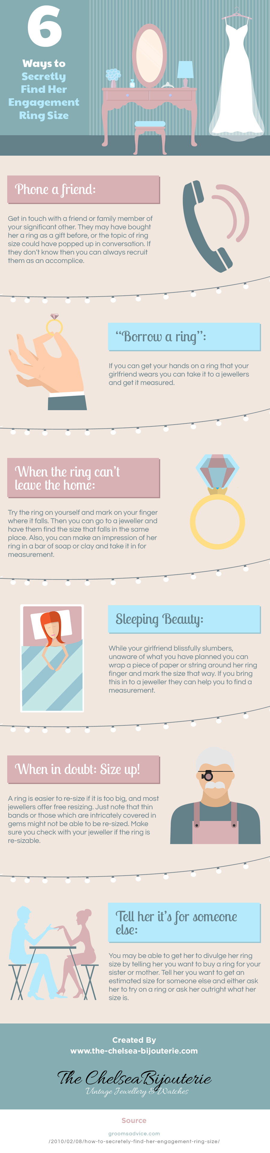 6 Ways to Secretly Find Her Engagement Ring Size